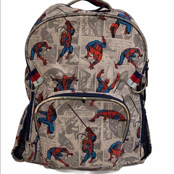 pottery barn spiderman backpack